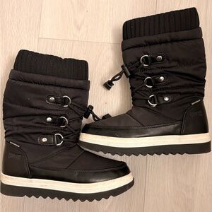 Cougar Black Kids Snow Boots